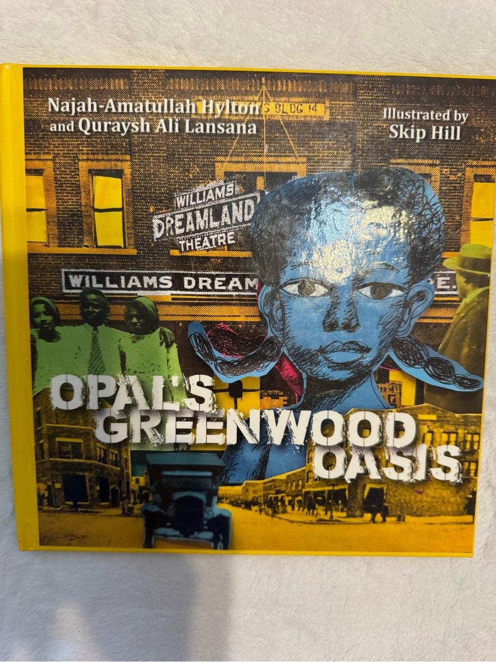 Opal's Greenwood Oasis Illustrated Book - Blue & Yellow Cover